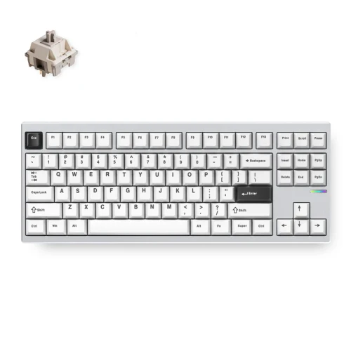 MCHOSE-GX87-Aluminum-ULTRA-Silver-Anodic-Oxidation-15