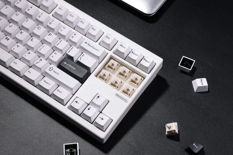 MCHOSE-GX87-Aluminum-ULTRA-White-Electrophoresis-2