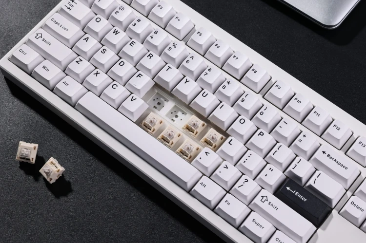 MCHOSE-GX87-Aluminum-ULTRA-White-Electrophoresis-3