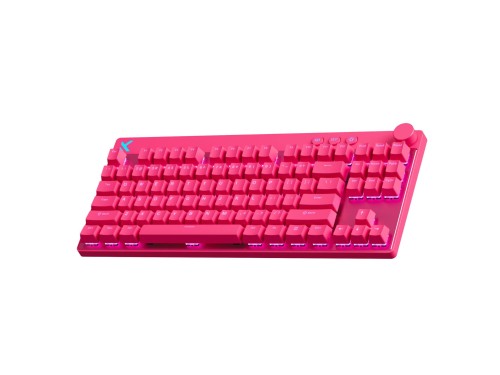Mix-87-Hall-Effect-Magnetic-Switch-Gaming-Keyboard-Rose-Red-2