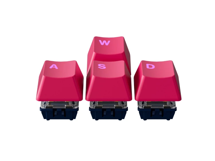 Mix-87-Hall-Effect-Magnetic-Switch-Gaming-Keyboard-Rose-Red-3